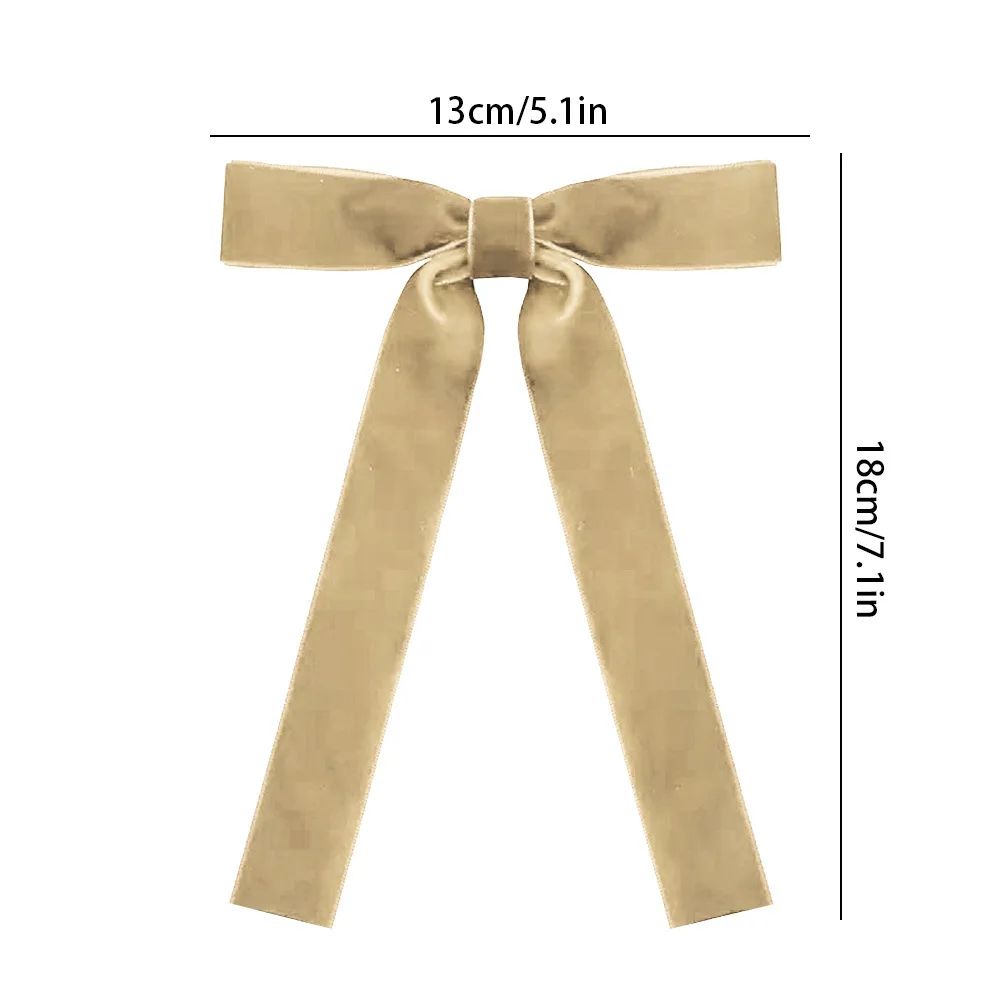 Velvet Ribbon Christmas Tree Bow Decorations Set 14