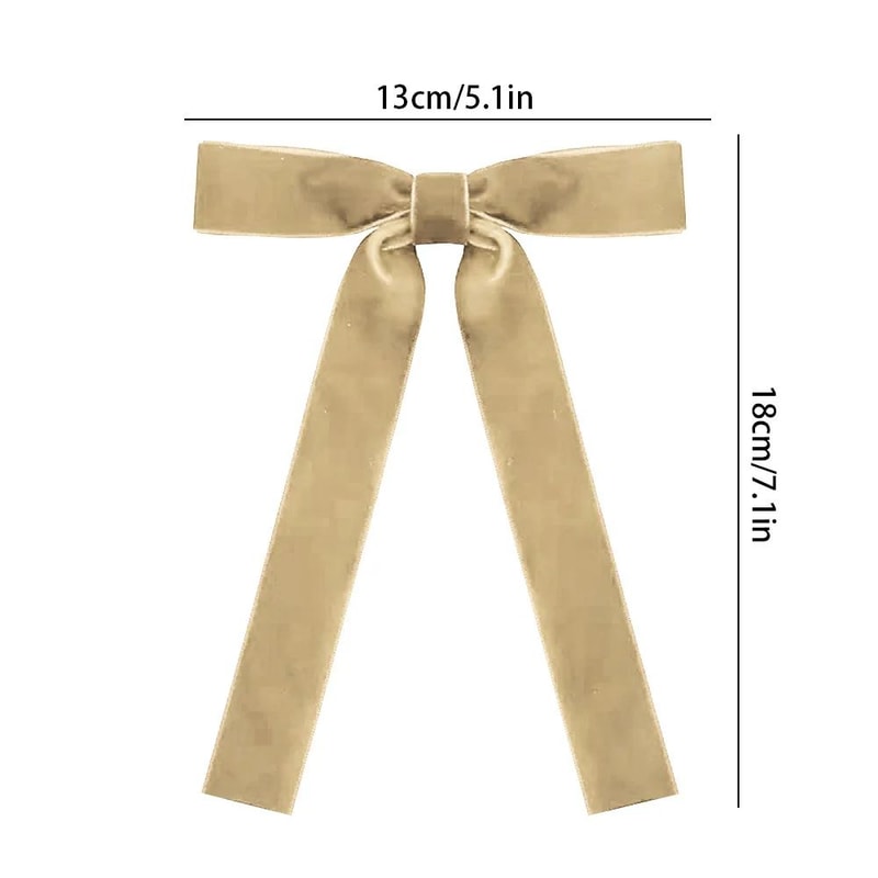 Velvet Ribbon Christmas Tree Bow Decorations Set 14