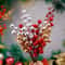 Artificial Red Gold Silver Berry Branch Picks For Christmas Decor 5