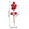 Artificial Red Gold Silver Berry Branch Picks For Christmas Decor 8