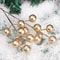 Artificial Red Gold Silver Berry Branch Picks For Christmas Decor 11