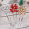 Artificial Red Gold Silver Berry Branch Picks For Christmas Decor 13