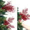 Artificial Glitter Berry Flower Branch Christmas Decoration 1