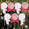 Glitter Candy Cane Lollipop Christmas Tree Hanging Ornaments 6