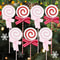 Glitter Candy Cane Lollipop Christmas Tree Hanging Ornaments 6
