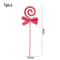 Glitter Candy Cane Lollipop Christmas Tree Hanging Ornaments 8