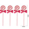 Glitter Candy Cane Lollipop Christmas Tree Hanging Ornaments 10