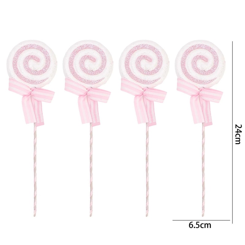 Glitter Candy Cane Lollipop Christmas Tree Hanging Ornaments 11