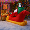 72FT Inflatable Santa Sleigh Reindeer Christmas Yard Decoration With LED 1