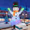 22M Inflatable Snowman Christmas Yard Decoration With Rotating LED 3