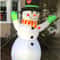 22M Inflatable Snowman Christmas Yard Decoration With Rotating LED 8