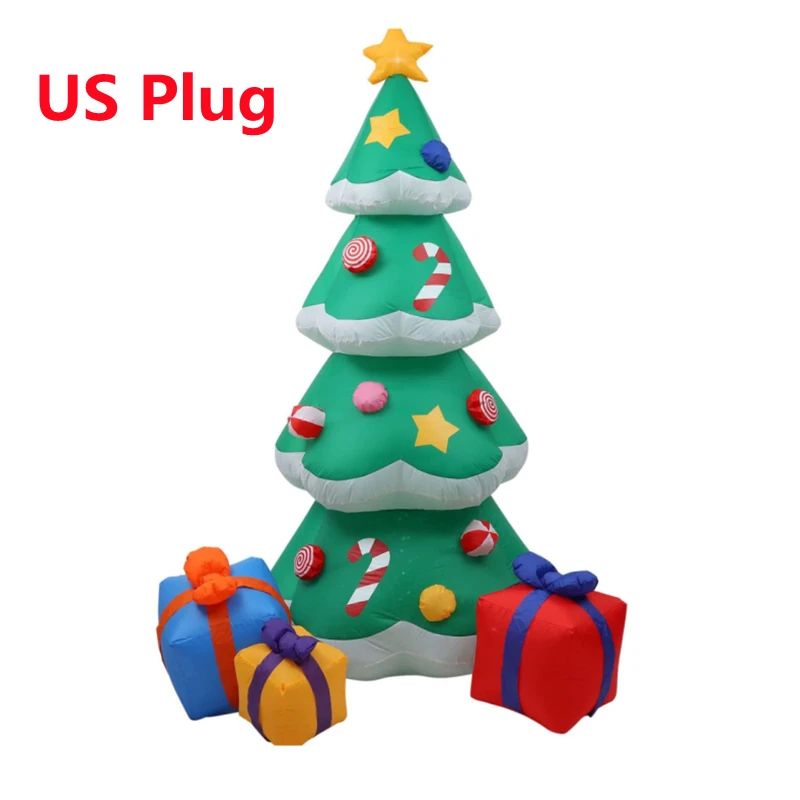 7FT Inflatable Christmas Tree With LED Lights Outdoor Decoration 6