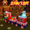 78FT Inflatable Santa Train Christmas Yard Decoration With LED Lights 0
