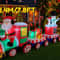 78FT Inflatable Santa Train Christmas Yard Decoration With LED Lights 1