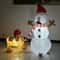 11M Inflatable Dog Bites Snowman Christmas Decoration With LED Lights 1