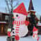 12M Inflatable Sitting Snowman Christmas Yard Decoration With LED 1