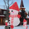 12M Inflatable Sitting Snowman Christmas Yard Decoration With LED 1