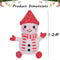 12M Inflatable Sitting Snowman Christmas Yard Decoration With LED 5