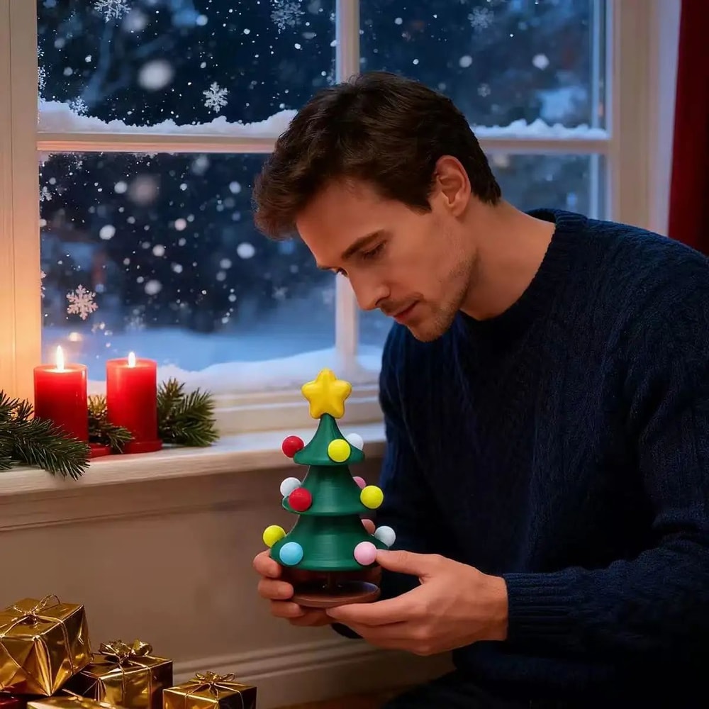 Dancing Rotating Christmas Tree Toy With Music And Lights 4