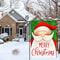 Santa Claus Christmas Garden Flag Double Sided Outdoor Decor 0