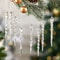 Crystal Snowflake Ice Pendant Christmas Tree Ornaments Set 5