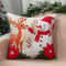 Merry Christmas Decorative Cushion Cover Set 4pcs Holiday Pillow Cases 1