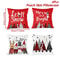 Merry Christmas Decorative Cushion Cover Set 4pcs Holiday Pillow Cases 14