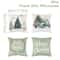 Merry Christmas Decorative Cushion Cover Set 4pcs Holiday Pillow Cases 19