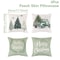 Merry Christmas Decorative Cushion Cover Set 4pcs Holiday Pillow Cases 19