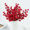 Frosted Red Berry Stems Christmas Tree Decoration 0