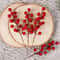 Frosted Red Berry Stems Christmas Tree Decoration 2