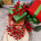 Frosted Red Berry Stems Christmas Tree Decoration 4