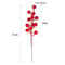 Frosted Red Berry Stems Christmas Tree Decoration 11