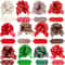 12pcs Random Design Festive Christmas Gift Bow Ribbon Ties 5