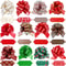 12pcs Random Design Festive Christmas Gift Bow Ribbon Ties 5