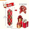 12pcs Random Design Festive Christmas Gift Bow Ribbon Ties 6