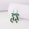 Rhinestone Christmas Light Bulb Drop Earrings 10