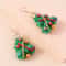 Cute Christmas Tree Star Drop Earrings 4