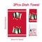 Merry Christmas Santa Kitchen Towels Set Of 2 8