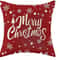 Red Snowflake Christmas Farmhouse Pillow Cover 4