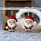 Acrylic Santa Claus Double Sided Drop Earrings 4