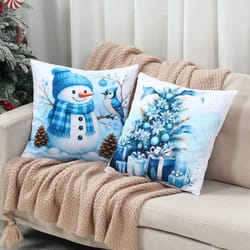 merry christmas santa pillow cover set 4pcs
