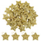 Mini Gold Glitter Star Christmas Ornaments Set 30pcs 0