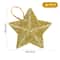 Mini Gold Glitter Star Christmas Ornaments Set 30pcs 5