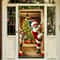 Santa Claus Deer Christmas Door Banner 3