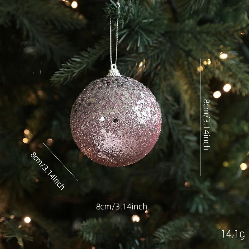 Butterfly Christmas Ball Hanging Ornament 12