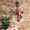 Lighted Rattan Christmas Wreath Pendant 4