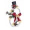 Lighted Rattan Christmas Wreath Pendant 9