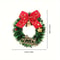 Mini Christmas Wreath Ornaments Set 10pcs 1
