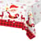Santa Claus Reindeer Christmas Tablecloth 0